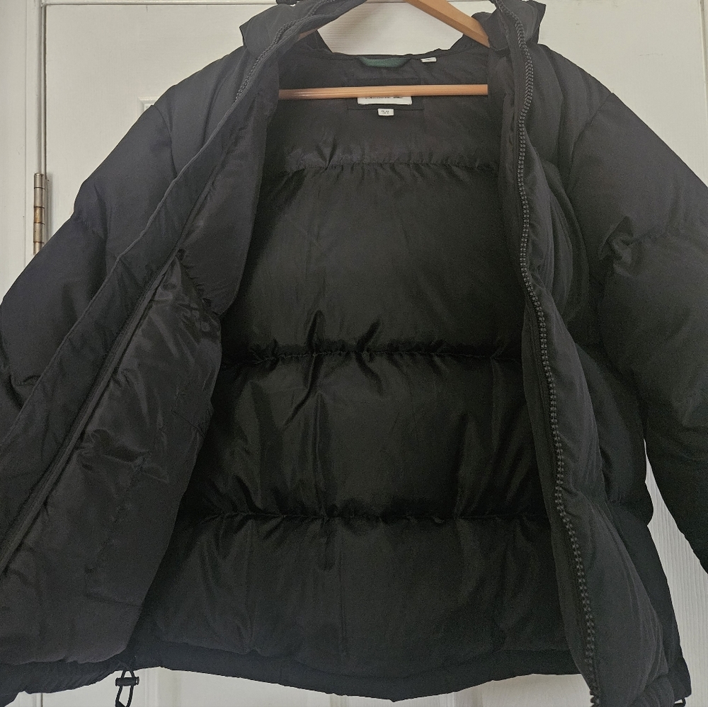 Lacoste Black Down Winter Hooded Puffer Jacket - Picture 11 of 12